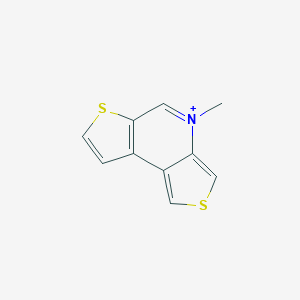 molecular formula C10H8NS2+ B429079 4-Methyldithieno[3,4-b:3,2-d]pyridin-4-ium 