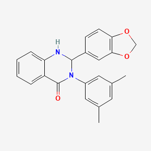 2-(1,3-benzodioxol-5-yl)-3-(3,5-dimethylphenyl)-2,3-dihydroquinazolin-4(1H)-one