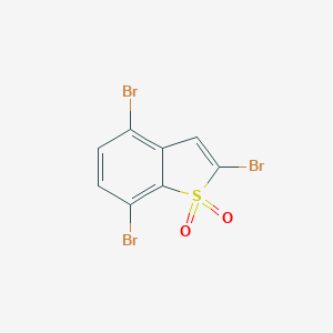 2,4,7-Tribromo-1-benzothiophene 1,1-dioxide