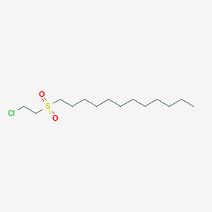 molecular formula C14H29ClO2S B4290860 1-[(2-chloroethyl)sulfonyl]dodecane 
