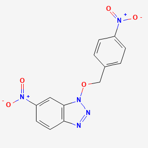 6-nitro-1-[(4-nitrobenzyl)oxy]-1H-1,2,3-benzotriazole