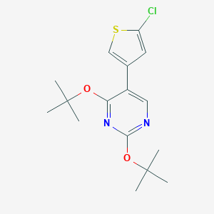 2,4-Ditert-butoxy-5-(5-chloro-3-thienyl)pyrimidine
