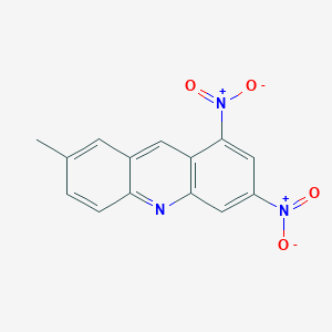 molecular formula C14H9N3O4 B4290938 7-methyl-1,3-dinitroacridine 