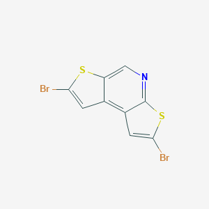 molecular formula C9H3Br2NS2 B429106 2,7-Dibromodithieno[2,3-b:3,2-d]pyridine 