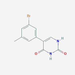 molecular formula C11H9BrN2O2 B429107 5-(3-bromo-5-methylphenyl)-2,4(1H,3H)-pyrimidinedione 