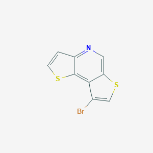 molecular formula C9H4BrNS2 B429109 8-Bromodithieno[3,2-b:3',2'-d]pyridine CAS No. 887573-17-3