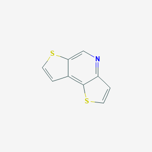 molecular formula C9H5NS2 B429111 Dithieno[3,2-b:3,2-d]pyridine 