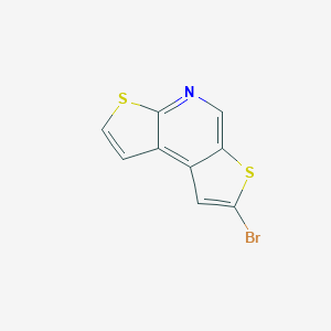 molecular formula C9H4BrNS2 B429121 7-Bromodithieno[2,3-b:3,2-d]pyridine 