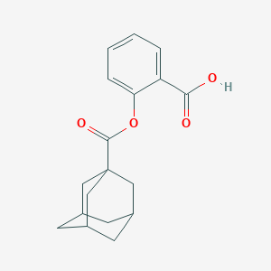 2-[(1-Adamantylcarbonyl)oxy]benzoic acid