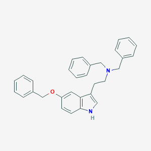 N,N-dibenzyl-2-[5-(benzyloxy)-1H-indol-3-yl]ethanamine