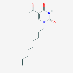 molecular formula C15H24N2O3 B429166 5-acetyl-1-nonyl-2,4(1H,3H)-pyrimidinedione 