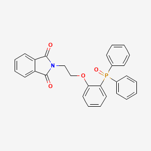 molecular formula C28H22NO4P B4291969 2-{2-[2-(diphenylphosphoryl)phenoxy]ethyl}-1H-isoindole-1,3(2H)-dione 