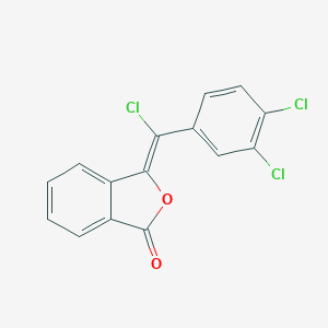 molecular formula C15H7Cl3O2 B429197 3-[chloro(3,4-dichlorophenyl)methylene]-2-benzofuran-1(3H)-one 