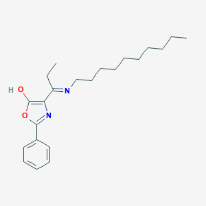 molecular formula C22H32N2O2 B429275 4-[1-(decylamino)propylidene]-2-phenyl-1,3-oxazol-5(4H)-one 