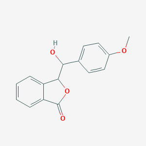 molecular formula C16H14O4 B429277 3-[hydroxy(4-methoxyphenyl)methyl]-2-benzofuran-1(3H)-one 