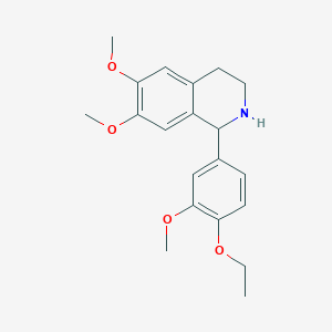 1-(4-ethoxy-3-methoxyphenyl)-6,7-dimethoxy-1,2,3,4-tetrahydroisoquinoline