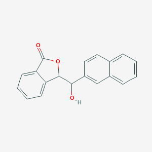 molecular formula C19H14O3 B429328 3-[hydroxy(2-naphthyl)methyl]-2-benzofuran-1(3H)-one 