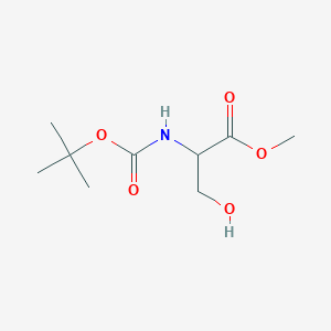 molecular formula C9H17NO5 B042935 2-((叔丁氧羰基)氨基)-3-羟基丙酸甲酯 CAS No. 69942-12-7