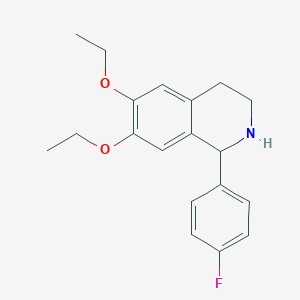 6,7-diethoxy-1-(4-fluorophenyl)-1,2,3,4-tetrahydroisoquinoline