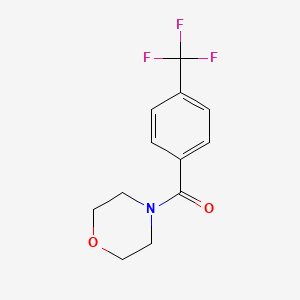 molecular formula C12H12F3NO2 B4293806 4-[4-(trifluoromethyl)benzoyl]morpholine 