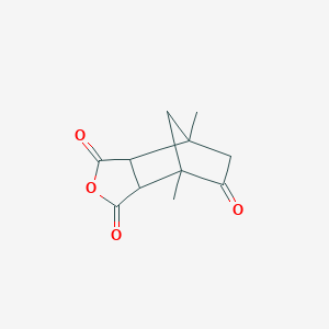 molecular formula C11H12O4 B4293894 1,7-dimethyl-4-oxatricyclo[5.2.1.0~2,6~]decane-3,5,8-trione 