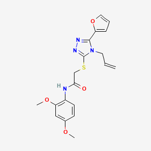 2-{[4-allyl-5-(2-furyl)-4H-1,2,4-triazol-3-yl]thio}-N-(2,4-dimethoxyphenyl)acetamide