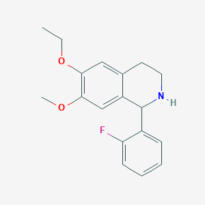 6-ethoxy-1-(2-fluorophenyl)-7-methoxy-1,2,3,4-tetrahydroisoquinoline