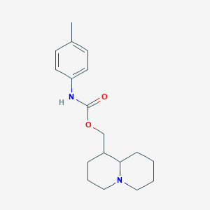 octahydro-2H-quinolizin-1-ylmethyl (4-methylphenyl)carbamate