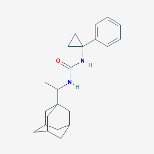 molecular formula C22H30N2O B4294404 N-[1-(1-adamantyl)ethyl]-N'-(1-phenylcyclopropyl)urea 