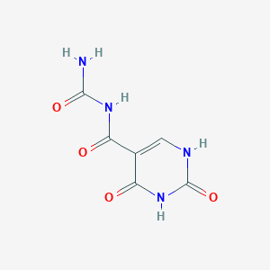 molecular formula C6H6N4O4 B429446 N-[(2,4-dioxo-1,2,3,4-tetrahydropyrimidin-5-yl)carbonyl]urea 