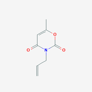 molecular formula C8H9NO3 B429451 3-allyl-6-methyl-2H-1,3-oxazine-2,4(3H)-dione 
