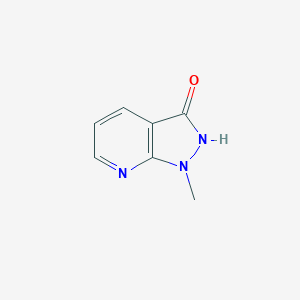 molecular formula C7H7N3O B429458 1-methyl-1H,2H,3H-pyrazolo[3,4-b]pyridin-3-one CAS No. 2942-45-2