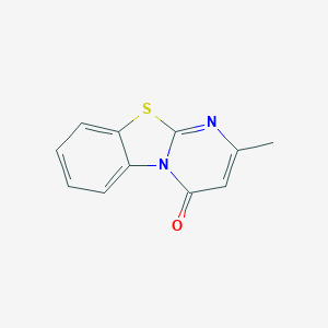 molecular formula C11H8N2OS B429470 2-methyl-4H-pyrimido[2,1-b]benzothiazol-4-one CAS No. 23429-92-7