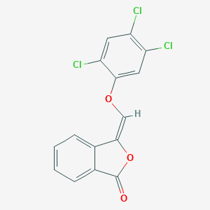 molecular formula C15H7Cl3O3 B429482 3-[(2,4,5-trichlorophenoxy)methylene]-2-benzofuran-1(3H)-one 