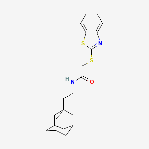 N-[2-(1-adamantyl)ethyl]-2-(1,3-benzothiazol-2-ylthio)acetamide