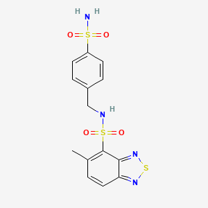 N-[4-(aminosulfonyl)benzyl]-5-methyl-2,1,3-benzothiadiazole-4-sulfonamide