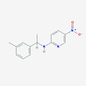 5-Nitro-2-{[1-(3-methylphenyl)ethyl]amino}pyridine