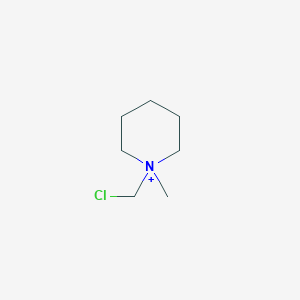 molecular formula C7H15ClN+ B429508 1-(Chloromethyl)-1-methylpiperidinium 