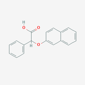 molecular formula C18H14O3 B429511 (2-Naphthyloxy)(phenyl)acetic acid 