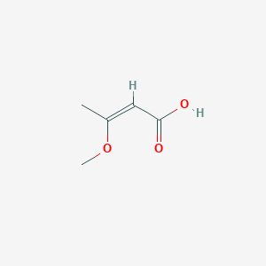 molecular formula C5H8O3 B429513 3-Methoxybut-2-enoic acid 