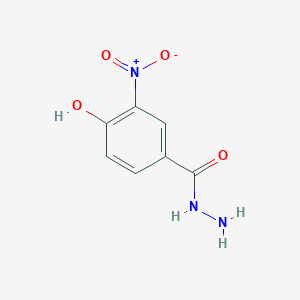 molecular formula C7H7N3O4 B429518 4-Hydroxy-3-nitrobenzohydrazide CAS No. 39635-00-2
