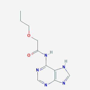 2-propoxy-N-(7H-purin-6-yl)acetamide