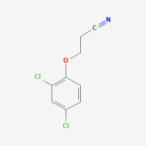 molecular formula C9H7Cl2NO B429531 3-(2,4-Dichlorophenoxy)propanenitrile CAS No. 33695-72-6