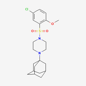 1-(1-adamantyl)-4-[(5-chloro-2-methoxyphenyl)sulfonyl]piperazine