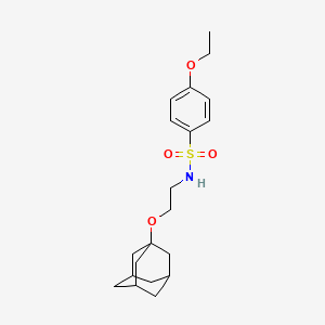 molecular formula C20H29NO4S B4295648 N-[2-(1-adamantyloxy)ethyl]-4-ethoxybenzenesulfonamide 
