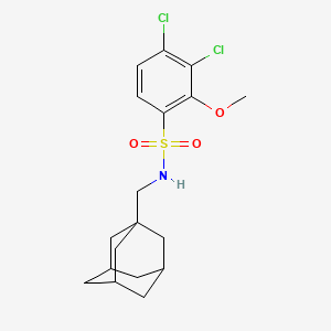 N-(1-adamantylmethyl)-3,4-dichloro-2-methoxybenzenesulfonamide