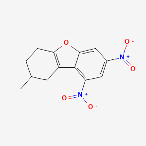 2-methyl-7,9-dinitro-1,2,3,4-tetrahydrodibenzo[b,d]furan