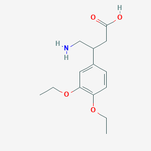 4-amino-3-(3,4-diethoxyphenyl)butanoic acid