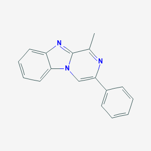 1-Methyl-3-phenylpyrazino[1,2-a]benzimidazole