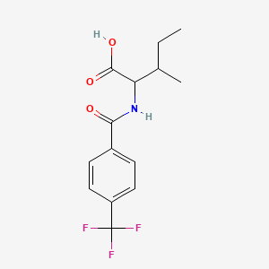 N-[4-(trifluoromethyl)benzoyl]isoleucine